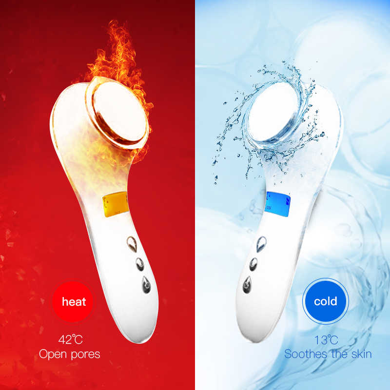 Hot and cold introduction instrument beauty instrument