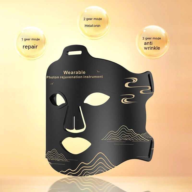 LED Face Mask - Infrared Phototherapy Beauty Device for Skin Rejuvenation