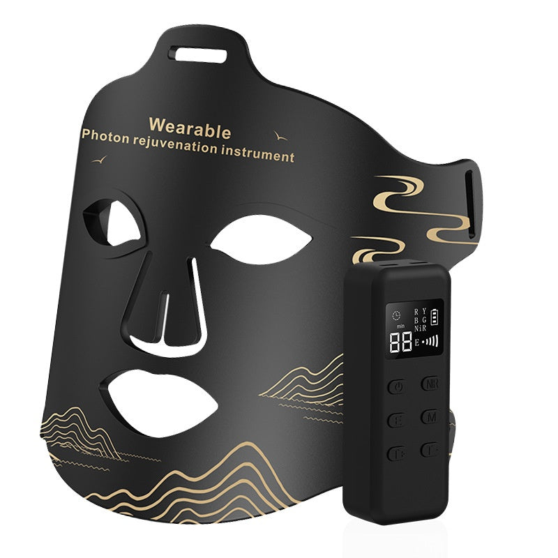 LED Face Mask - Infrared Phototherapy Beauty Device for Skin Rejuvenation