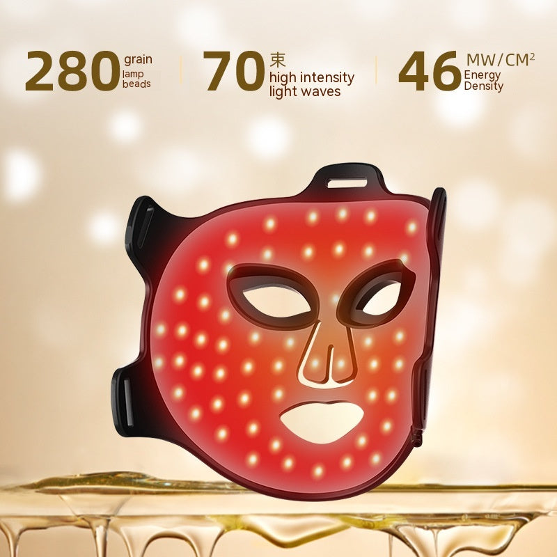 LED Face Mask - Infrared Phototherapy Beauty Device for Skin Rejuvenation